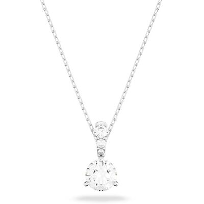 Swarovski stilla Anhänger, Weiss, Rhodiniert Swarovski stilla Anhänger, Weiss, Rhodiniert