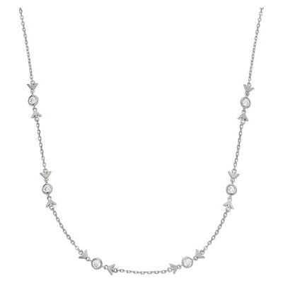 Giorgio Armani Damen Sterling Silber Karabinerverschluss Halskette Giorgio Armani Damen Sterling Silber Karabinerverschluss Halskette