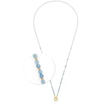 JEWELS BY LEONARDO Halskette Clip & Mix Bisca • lange Kette aus goldfarbenem Edelstahl • facettierte Naturstein-Perlen und Goldkügelchen • 80-81,3 cm Länge • Schmuck Geschenk für Frauen • 024916 JEWELS BY LEONARDO Halskette Clip & Mix Bisca • lange Kette aus goldfarbenem Edelstahl • facettierte Naturstein-Perlen und Goldkügelchen • 80-81,3 cm Länge • Schmuck Geschenk für Frauen • 024916