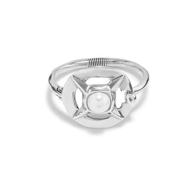 Uno de 50 Armband aus Sterlingsilber, Medium, Perle Uno de 50 Armband aus Sterlingsilber, Medium, Perle