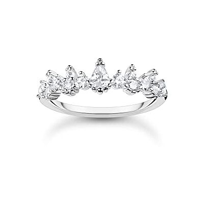 THOMAS SABO Ring Eiskristalle silber 925 Sterlingsilber THOMAS SABO Ring Eiskristalle silber 925 Sterlingsilber