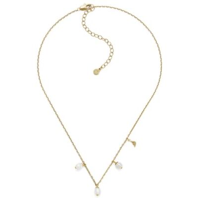 Giorgio Armani Women's gold tone lobster clasp closure brass necklace Giorgio Armani Women's gold tone lobster clasp closure brass necklace