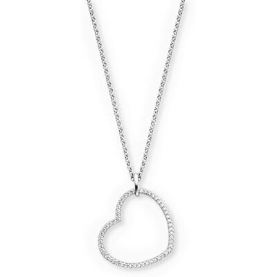 Engelsrufer Kette Herz Shade Silber für Damen aus 925er Sterlingsilber Zirkonia Karabinerverschluss Länge: 42+4+4cm Engelsrufer Kette Herz Shade Silber für Damen aus 925er Sterlingsilber Zirkonia Karabinerverschluss Länge: 42+4+4cm