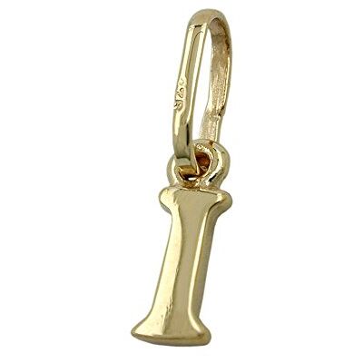 GALLAY Anhänger 8x3mm Buchstabe I glänzend 9Kt GOLD GALLAY Anhänger 8x3mm Buchstabe I glänzend 9Kt GOLD