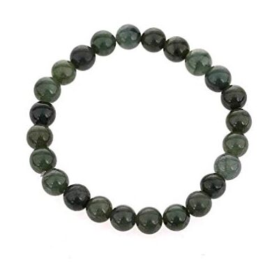 lachineuse – Armband aus echtem Jade – innerer Frieden und Harmonie – 24 Perlen – Einheitsgröße – elastischer Schmuck – grüne Farbe – Geschenkidee zum Geburtstag, zu Weihnachten lachineuse – Armband aus echtem Jade – innerer Frieden und Harmonie – 24 Perlen – Einheitsgröße – elastischer Schmuck – grüne Farbe – Geschenkidee zum Geburtstag, zu Weihnachten