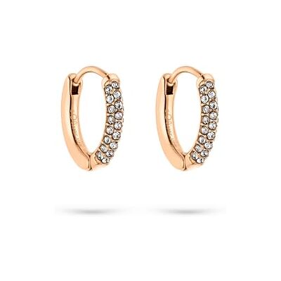 S. Oliver Ohrring Elegante Creolen aus poliertem Edelstahl roségold wasserfest & hautfreundlich S. Oliver Ohrring Elegante Creolen aus poliertem Edelstahl roségold wasserfest & hautfreundlich