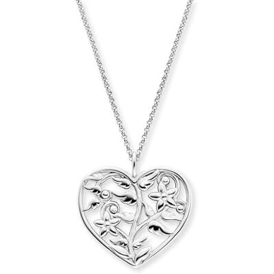 Engelsrufer Herz Kette Damen 925 Sterling Silber Lebensbaum mit Flügel Anhänger – Verstellbare Halskette 42–50 cm, Symbol für Liebe, Stärke & Harmonie Engelsrufer Herz Kette Damen 925 Sterling Silber Lebensbaum mit Flügel Anhänger – Verstellbare Halskette 42–50 cm, Symbol für Liebe, Stärke & Harmonie