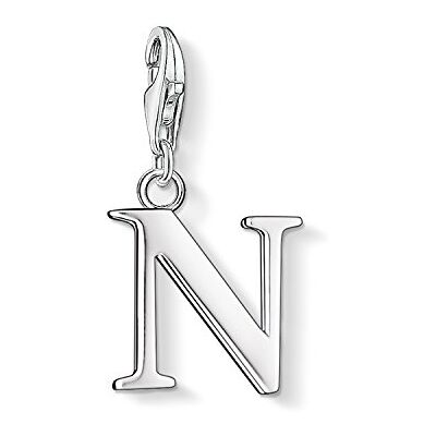 THOMAS SABO Charm-Anhänger Buchstabe N 925er Sterlingsilber THOMAS SABO Charm-Anhänger Buchstabe N 925er Sterlingsilber