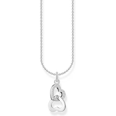 THOMAS SABO Kette mit Anhänger verschlungene Herzen 925 Sterlingsilber KE2267-051-14 THOMAS SABO Kette mit Anhänger verschlungene Herzen 925 Sterlingsilber KE2267-051-14