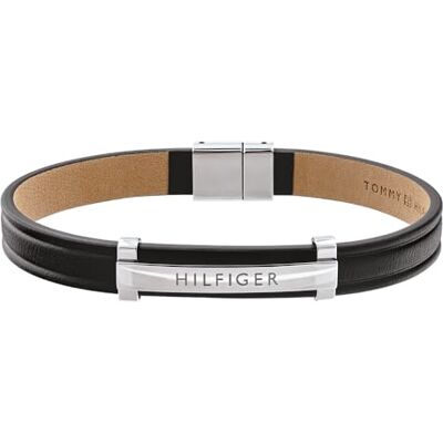 Tommy Hilfiger Jewelry Armband für Herren aus Leder Schwarze Farbe 2790161 Tommy Hilfiger Jewelry Armband für Herren aus Leder Schwarze Farbe 2790161