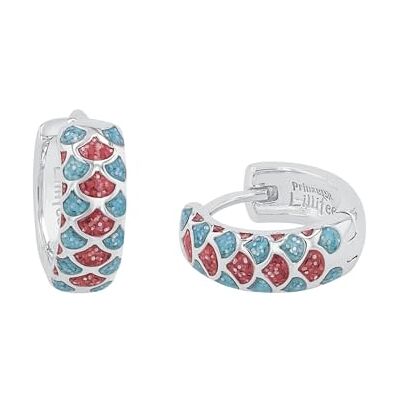 Prinzessin Lillifee Creolen 925 Sterling Silber Mädchen Kinder Ohrschmuck, 1,2 cm, Multicolor, Kommt in Schmuck Geschenk Box, 2031158 Prinzessin Lillifee Creolen 925 Sterling Silber Mädchen Kinder Ohrschmuck, 1,2 cm, Multicolor, Kommt in Schmuck Geschenk Box, 2031158