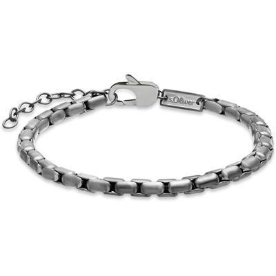 S. Oliver Herren Schmuck – Halskette & Armband aus Edelstahl – Venezianerkette – Klassisch, Zeitlos und Dezent – Perfekte Geschenkidee S. Oliver Herren Schmuck – Halskette & Armband aus Edelstahl – Venezianerkette – Klassisch, Zeitlos und Dezent – Perfekte Geschenkidee