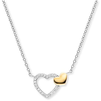 Engelsrufer Kette Bicolor Glaube, Liebe und Hoffnung für Damen aus 925er Sterlingsilber Zirkonia Karabinerverschluss Länge: 40+4cm Engelsrufer Kette Bicolor Glaube, Liebe und Hoffnung für Damen aus 925er Sterlingsilber Zirkonia Karabinerverschluss Länge: 40+4cm
