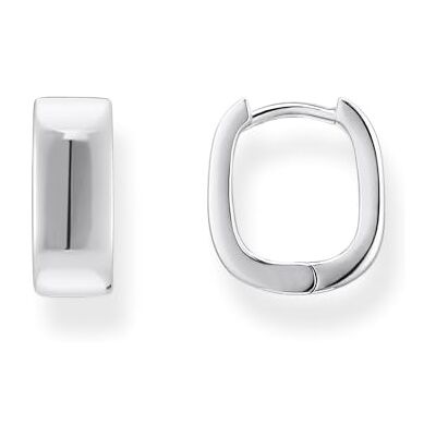 THOMAS SABO Creolen mit eckiger Form Recyceltes 925 Silber CR743-001-21 THOMAS SABO Creolen mit eckiger Form Recyceltes 925 Silber CR743-001-21