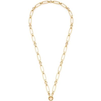 JEWELS BY LEONARDO Halskette Clip & Mix Mathilde • Kette aus goldfarbenem Edelstahl • Verbindungs-Ring zum Anhängen von Charms • massive Kettenglieder • 65 cm Länge • Geschenk für Frauen • 024266 JEWELS BY LEONARDO Halskette Clip & Mix Mathilde • Kette aus goldfarbenem Edelstahl • Verbindungs-Ring zum Anhängen von Charms • massive Kettenglieder • 65 cm Länge • Geschenk für Frauen • 024266