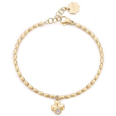 Brosway Chakra Glücksbringer Damen Armband Silber aus Edelstahl 316L mit Symbol Anhänger und Kristallen – Damen Armschmuck, Symbolschmuck, BHKB209 Brosway Chakra Glücksbringer Damen Armband Silber aus Edelstahl 316L mit Symbol Anhänger und Kristallen – Damen Armschmuck, Symbolschmuck, BHKB209