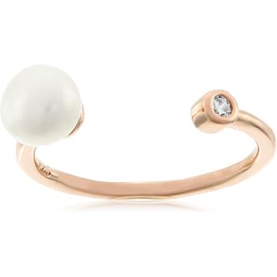 Brilio Silver Ring Delicate Bronze Ring with Real Pearl RI103R Circuit: 50 mm sBS3799-4852 Marke, Estándar, Nicht-Edelmetall, Kein Edelstein Brilio Silver Ring Delicate Bronze Ring with Real Pearl RI103R Circuit: 50 mm sBS3799-4852 Marke, Estándar, Nicht-Edelmetall, Kein Edelstein