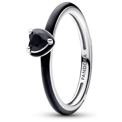 PANDORA ME Schwarzes Chakra Herz Ring 193088C01 Damenring PANDORA ME Schwarzes Chakra Herz Ring 193088C01 Damenring