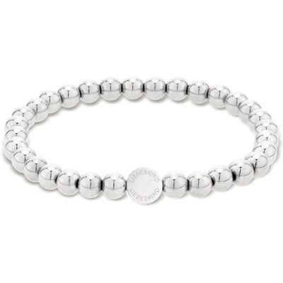 LIEBESKIND BERLIN Bracelet Elegantes Armband aus poliertem Edelstahl Silber Verstellbar bis 18 cm wasserfest & hautfreundlich LIEBESKIND BERLIN Bracelet Elegantes Armband aus poliertem Edelstahl Silber Verstellbar bis 18 cm wasserfest & hautfreundlich