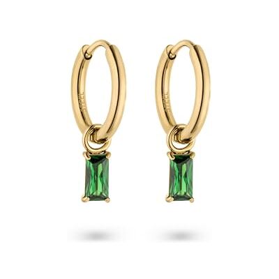 S. Oliver Ohrring Elegante Creolen aus poliertem Edelstahl gold wasserfest & hautfreundlich S. Oliver Ohrring Elegante Creolen aus poliertem Edelstahl gold wasserfest & hautfreundlich