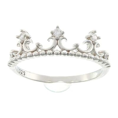 Brilio Silver Original Silver Ring Crown RI115W Circuit: 60 mm sBS3864-60, Estándar, Nicht-Edelmetall, Kein Edelstein Brilio Silver Original Silver Ring Crown RI115W Circuit: 60 mm sBS3864-60, Estándar, Nicht-Edelmetall, Kein Edelstein