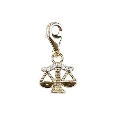 Depesche 11785-068 Charms Express yourself Anhänger für Halsketten und Armband, Waage, vergoldet, als kleines Geschenk Depesche 11785-068 Charms Express yourself Anhänger für Halsketten und Armband, Waage, vergoldet, als kleines Geschenk