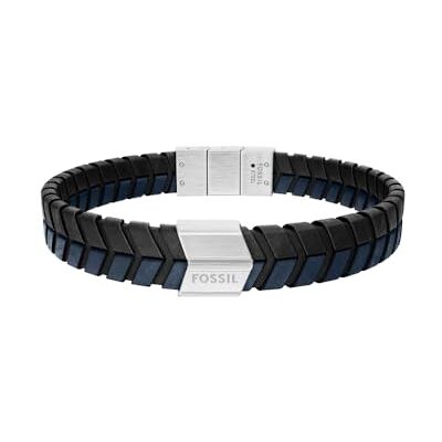 Fossil Herren mehrfarbiges Lederarmband, JF04985040 Fossil Herren mehrfarbiges Lederarmband, JF04985040