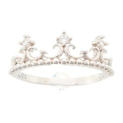 Brilio Silver Original Silver Ring Crown RI115W Circuit: 54 mm sBS3864-54, Estándar, Nicht-Edelmetall, Kein Edelstein Brilio Silver Original Silver Ring Crown RI115W Circuit: 54 mm sBS3864-54, Estándar, Nicht-Edelmetall, Kein Edelstein