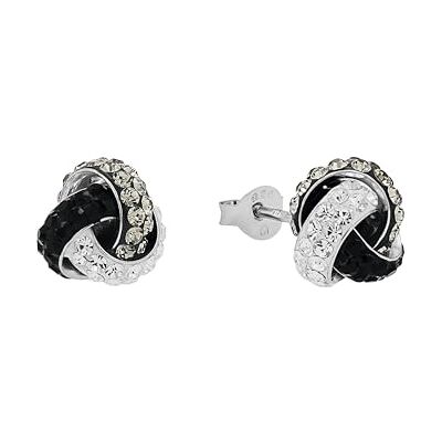 Amor Ohrstecker 925 Sterling Silber Damen Ohrschmuck, mit Schmuckstein, 1 cm, Kommt in Schmuck Geschenk Box Amor Ohrstecker 925 Sterling Silber Damen Ohrschmuck, mit Schmuckstein, 1 cm, Kommt in Schmuck Geschenk Box