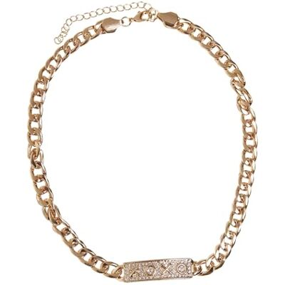 Urban Classics XOXO Necklace gold one size Urban Classics XOXO Necklace gold one size