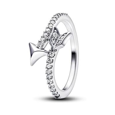 PANDORA Moments Funkelnder Pfeil Ring aus Sterling Silber mit Zirkonia, Größe: 54, 193619C01-54 PANDORA Moments Funkelnder Pfeil Ring aus Sterling Silber mit Zirkonia, Größe: 54, 193619C01-54