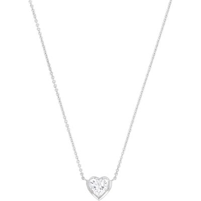 JOOP! Collier 925 Sterling Silber Damen Halsschmuck, mit Zirkonia synth., 42+3 cm, Weiß, Herz, Kommt in Schmuck Geschenk Box, 2039689 JOOP! Collier 925 Sterling Silber Damen Halsschmuck, mit Zirkonia synth., 42+3 cm, Weiß, Herz, Kommt in Schmuck Geschenk Box, 2039689