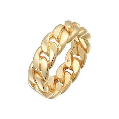Elli Ring Damen Chunky Chain Trend in 925 Sterling Silber Elli Ring Damen Chunky Chain Trend in 925 Sterling Silber