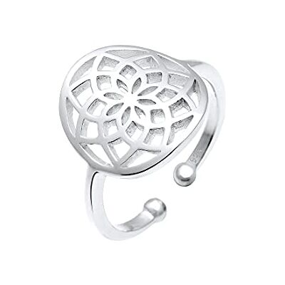 Elli Ring Damen Traumfänger Boho in 925 Sterling Silber Elli Ring Damen Traumfänger Boho in 925 Sterling Silber