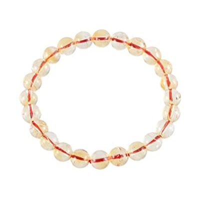 lachineuse – Armband aus echtem natürlichem Citrin – 24 ungefärbte Perlen – Erfolg und Wohlstand – elastisches Armband – Unisex – Lieferung in einer Box – Geschenkidee China Asien lachineuse – Armband aus echtem natürlichem Citrin – 24 ungefärbte Perlen – Erfolg und Wohlstand – elastisches Armband – Unisex – Lieferung in einer Box – Geschenkidee China Asien