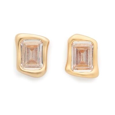 kate spade new york MOLTEN GLASS OHRRING Klar/Gold kate spade new york MOLTEN GLASS OHRRING Klar/Gold