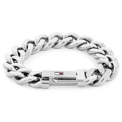 Tommy Hilfiger Jewelry Gliederarmband für Herren aus Edelstahl mit der Ikonischen Flagge 2790637 Tommy Hilfiger Jewelry Gliederarmband für Herren aus Edelstahl mit der Ikonischen Flagge 2790637