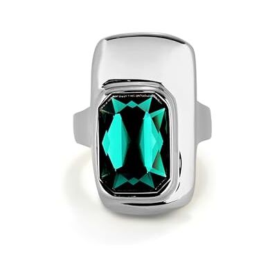 Uno de 50 UNOde50 Ring, 18 Karat vergoldet, quadratische Form, handgefertigter Schmuck, geometrisches Design Uno de 50 UNOde50 Ring, 18 Karat vergoldet, quadratische Form, handgefertigter Schmuck, geometrisches Design