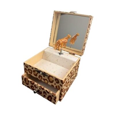 Trousselier 6260966 Schmuckkästchen für Kinder, Leopard, Spieluhr mit Musik Geschenk zur Geburt, Geburtstag für Kinder Trousselier 6260966 Schmuckkästchen für Kinder, Leopard, Spieluhr mit Musik Geschenk zur Geburt, Geburtstag für Kinder