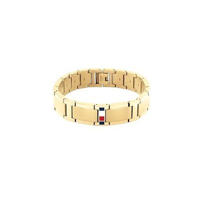 Tommy Hilfiger Jewelry Gliederarmband für Herren aus Gelbgold mit der Ikonischen Flagge 2790658 Tommy Hilfiger Jewelry Gliederarmband für Herren aus Gelbgold mit der Ikonischen Flagge 2790658