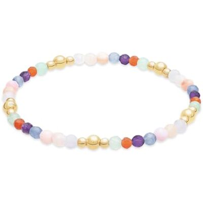 S. Oliver Bracelet Elegantes Armband aus poliertem Edelstahl gold Kugelkette verstellbar bis 18 cm wasserfest & hautfreundlich S. Oliver Bracelet Elegantes Armband aus poliertem Edelstahl gold Kugelkette verstellbar bis 18 cm wasserfest & hautfreundlich