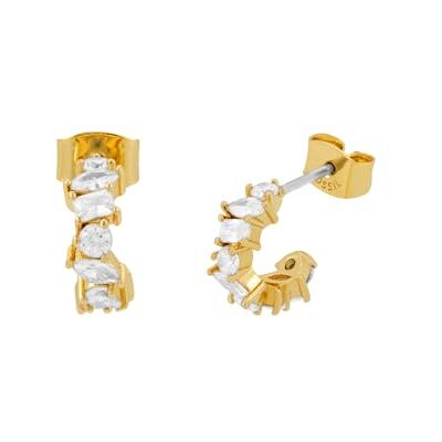 Fossil Ellis Damen goldfarben Messing Ohrringe, JA7297710 Fossil Ellis Damen goldfarben Messing Ohrringe, JA7297710