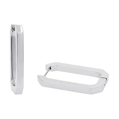 JOOP! Creolen Edelstahl Damen Ohrschmuck, 2,6 cm, Silber, Kommt in Schmuck Geschenk Box, 2039816 JOOP! Creolen Edelstahl Damen Ohrschmuck, 2,6 cm, Silber, Kommt in Schmuck Geschenk Box, 2039816