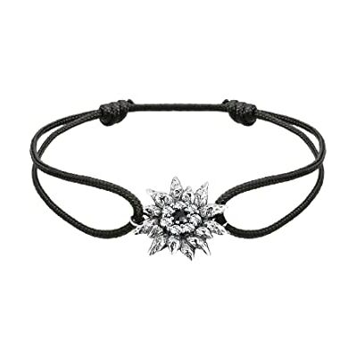Elli Armband Damen Edelweiß Wiesn Tracht mit Kristall in 925 Sterling Silber Elli Armband Damen Edelweiß Wiesn Tracht mit Kristall in 925 Sterling Silber