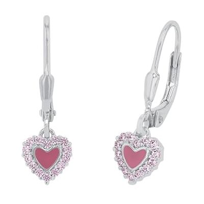 Prinzessin Lillifee Ohrhänger 925 Sterling Silber Mädchen Kinder Ohrschmuck, mit Zirkonia synth., 2,1 cm, Silber, Herz, Kommt in Schmuck Geschenk Box, 2036257 Prinzessin Lillifee Ohrhänger 925 Sterling Silber Mädchen Kinder Ohrschmuck, mit Zirkonia synth., 2,1 cm, Silber, Herz, Kommt in Schmuck Geschenk Box, 2036257