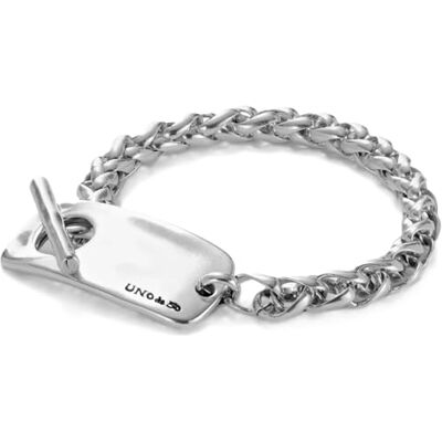 Uno de 50 Armband aus Sterlingsilber mit verstellbarem Mittelstück Uno de 50 Armband aus Sterlingsilber mit verstellbarem Mittelstück