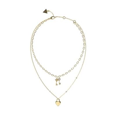 Guess JUBN04216JWYGT-U Halskette mit Herz und Schlüsseln Guess JUBN04216JWYGT-U Halskette mit Herz und Schlüsseln