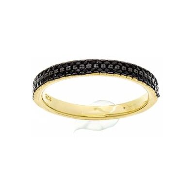Brilio Silver Ring Sparkling Gold plattiert mit schwarzen Zirkonen RI058Y Circuit: 54 mm sBS2351-54 Marke, Estándar, Nicht-Edelmetall, Kein Edelstein Brilio Silver Ring Sparkling Gold plattiert mit schwarzen Zirkonen RI058Y Circuit: 54 mm sBS2351-54 Marke, Estándar, Nicht-Edelmetall, Kein Edelstein