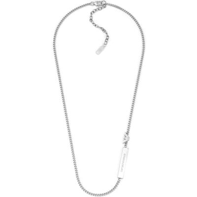 Giorgio Armani Herren Silberfarbene Halskette, EGS3309040 Giorgio Armani Herren Silberfarbene Halskette, EGS3309040