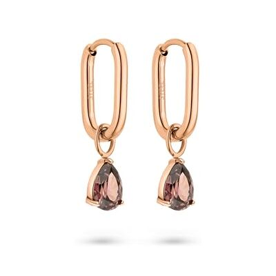 S. Oliver Ohrring Elegante Creolen aus poliertem Edelstahl roségold wasserfest & hautfreundlich S. Oliver Ohrring Elegante Creolen aus poliertem Edelstahl roségold wasserfest & hautfreundlich